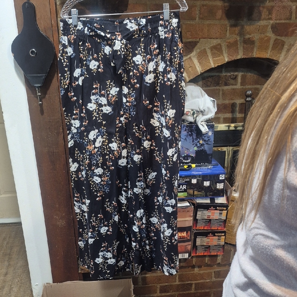 Simply Couture Navy Floral Maxi Skirt